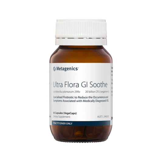 Metagenics UltraFlora IBS Soothe Probiotic 60c (was UltraFlora GI Soothe)