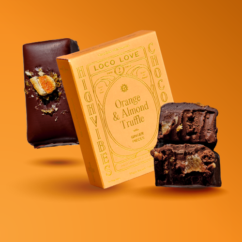 Loco Love Orange & Almond Truffle 70g