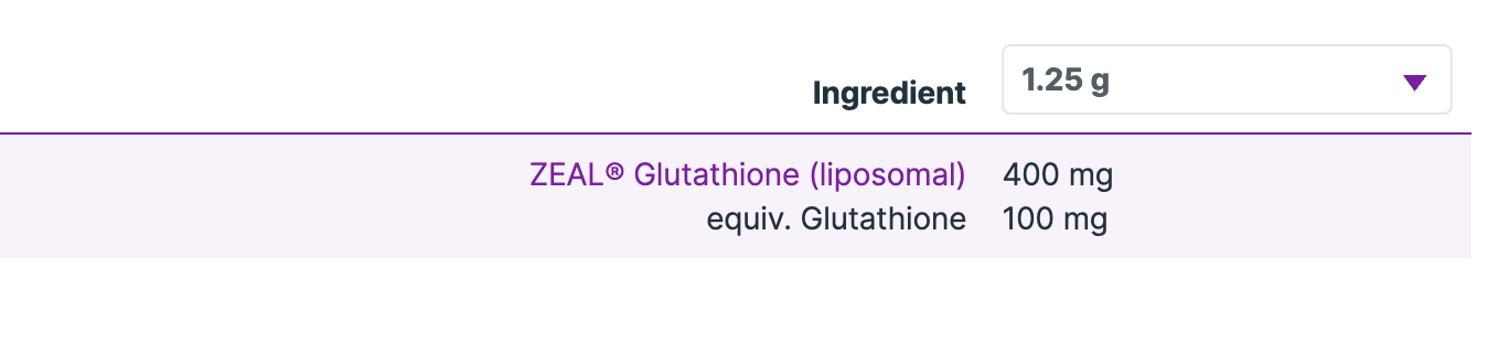 Orthoplex White Liposomal Glutathione - 50g