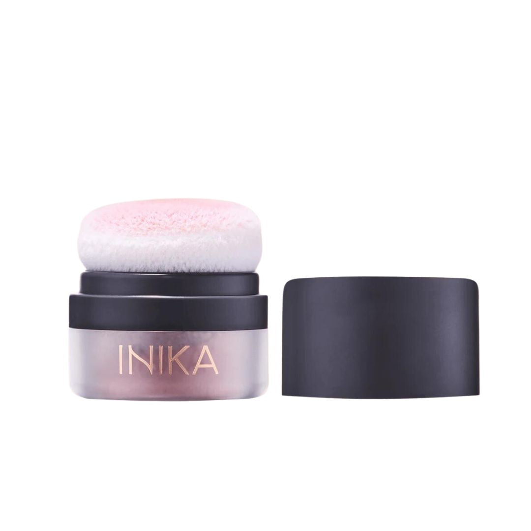 Inika Blush Puff Pot Rosy Glow