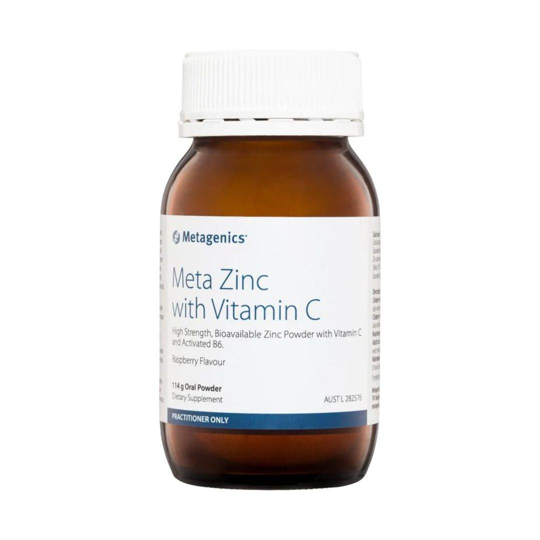 Metagenics Meta Zinc with VitC Raspberry 114g