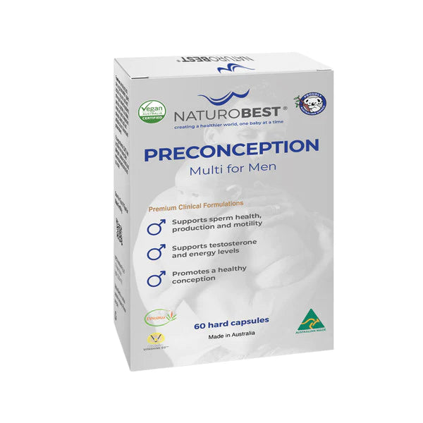 Naturobest - Preconception Multivitamin Men 60c