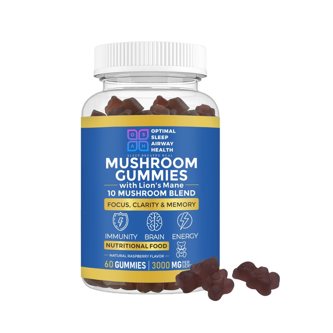 Optimal Sleep Airway Health Mushroom 60sg Gummies